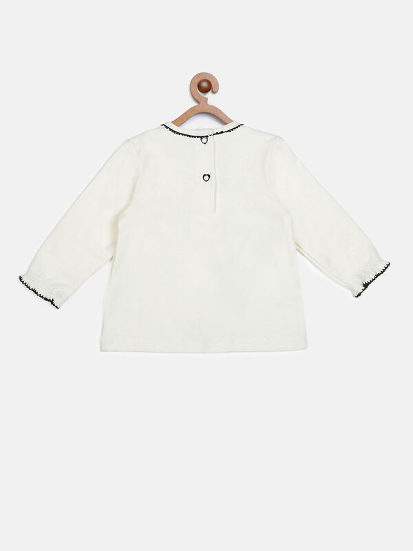 Knitted T-Shirt With Print image number 1